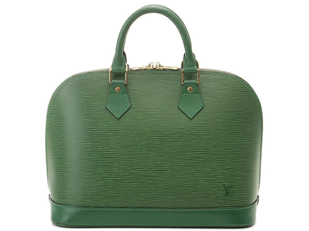 LOUIS VUITTON Alma Epi Borneo Green